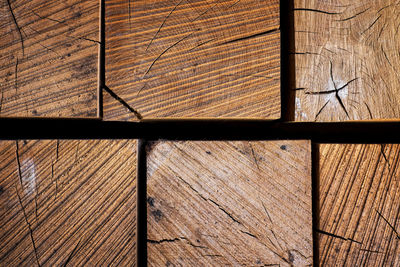 Full frame shot of wooden planks