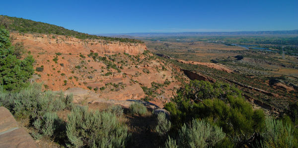 Views from the colorado national monument national park near grand jun