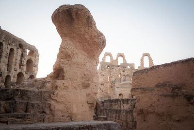 Old ruins against sky