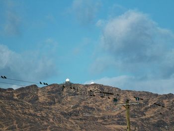 Scenic view of mountain against sky