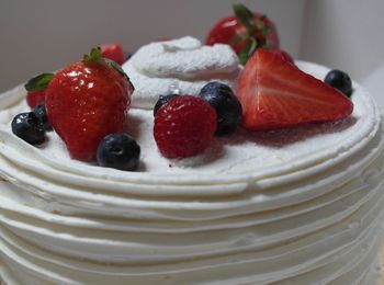 Close-up of served food