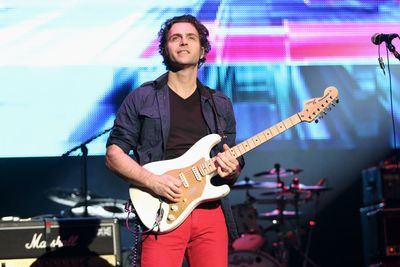 Young man playing guitar