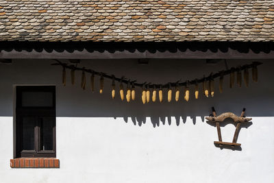 Exterior of house during sunny day