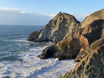 Devil's slide trail at sunset