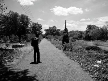 People walking on footpath