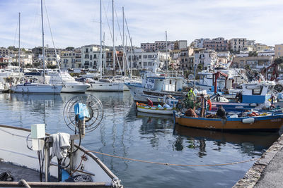 Fishing boats in harbor