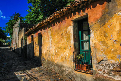 Entrance of old building