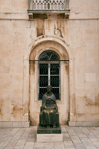 Entrance of old building