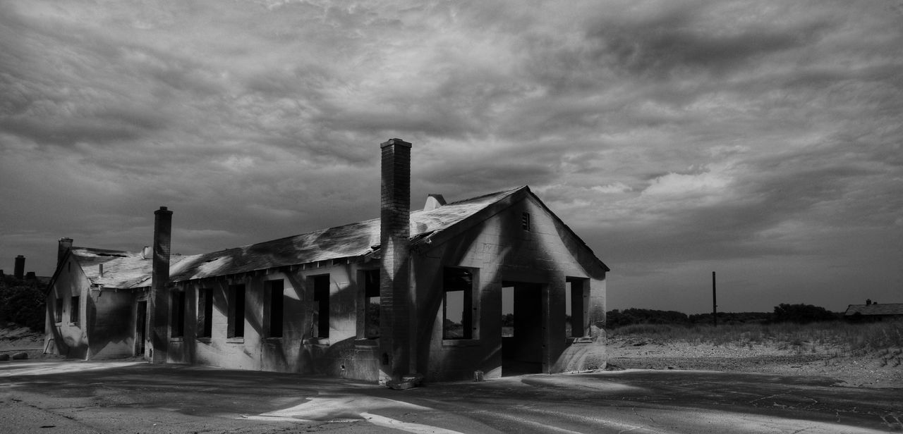 built structure, architecture, sky, no people, outdoors, day, nature, cloud - sky, water, beach, sand, building exterior