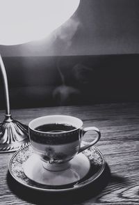 Close-up of drink on table