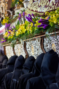 Close-up of flowers for sale