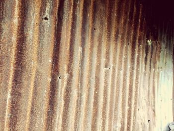 Full frame shot of rusty iron