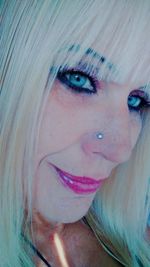 Close-up portrait of woman