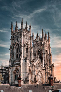 Cathedral against sky in city