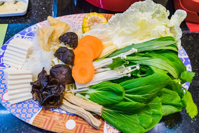 Close-up of food in plate
