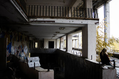 View of an abandoned building