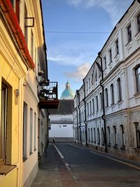 Street amidst buildings in city