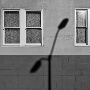 Built structure against wall