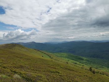 Scenic view of landscape against sky