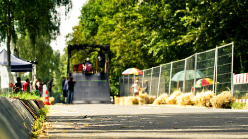 People in park