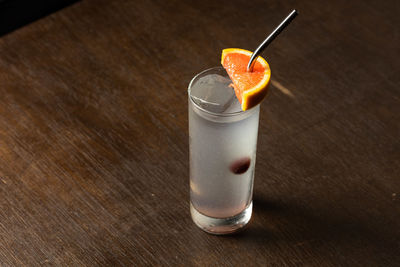 Close-up of drink on table