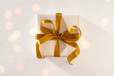 Close-up of christmas presents