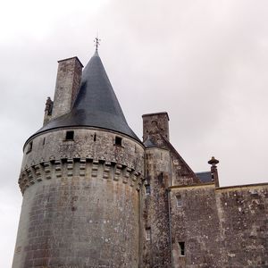 Low angle view of building against sky