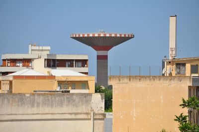 Buildings against blue sky