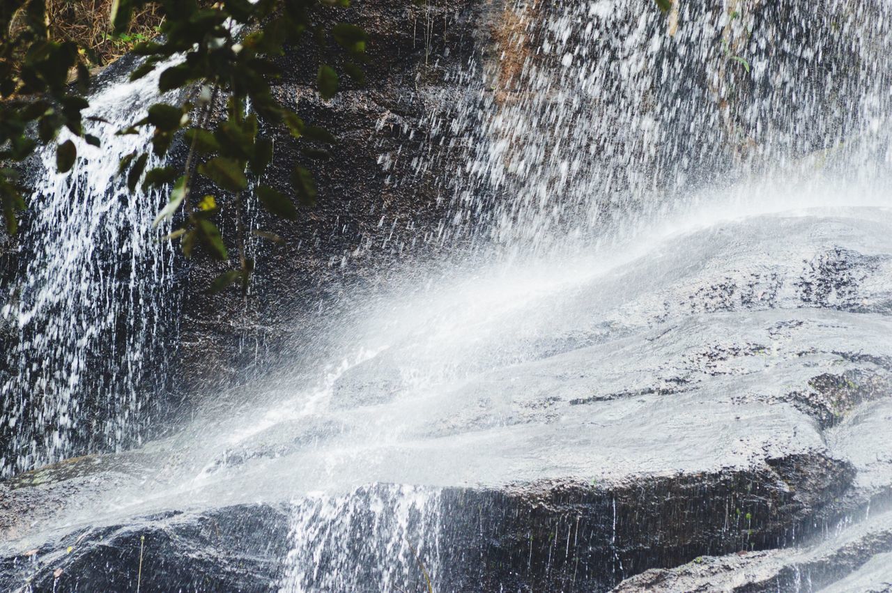 SCENIC VIEW OF WATERFALL