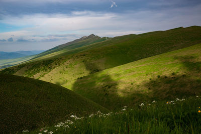 Scenic view of landscape against sky