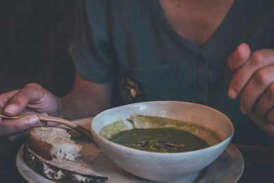 Soup in tradicional kyoto 