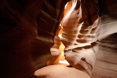 Rock formations in cave