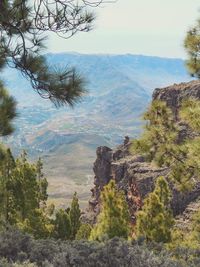 Scenic view of mountain against sky