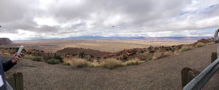 Panoramic view of landscape against sky