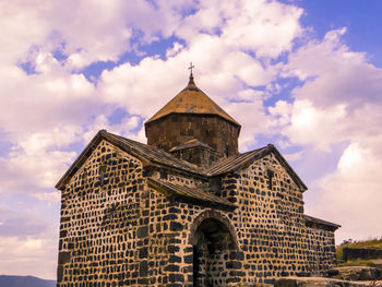 Low angle view of building against sky