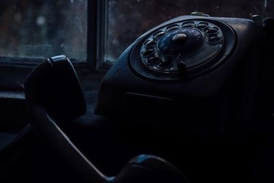 Close-up of telephone