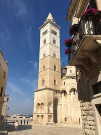 Low angle view of historical building against sky