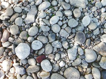 Full frame shot of pebbles