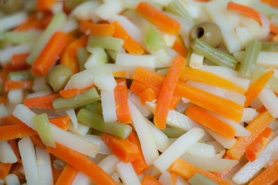 Close-up of salad served in plate