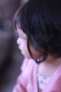 Close-up portrait of woman