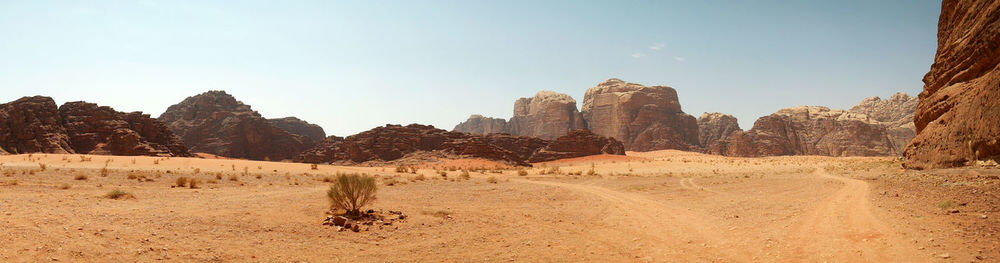 Panoramic view of landscape against sky