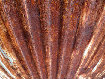 Full frame shot of rusty metal