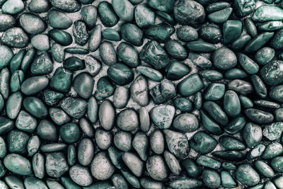 Full frame shot of pebbles