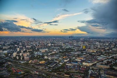 Aerial view of cityscape