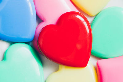 Close-up of multi colored balloons