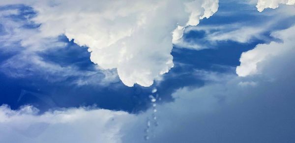 Low angle view of clouds in sky