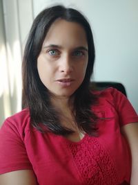 Portrait of young woman looking away