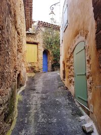 Alley amidst buildings