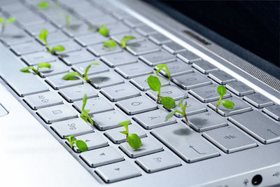 Close-up of computer keyboard