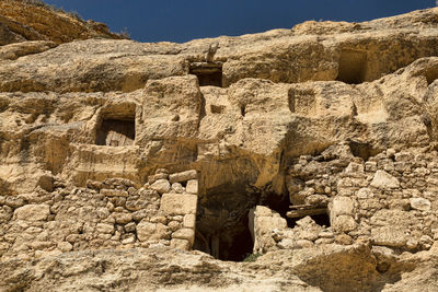 Old ruins on mountain